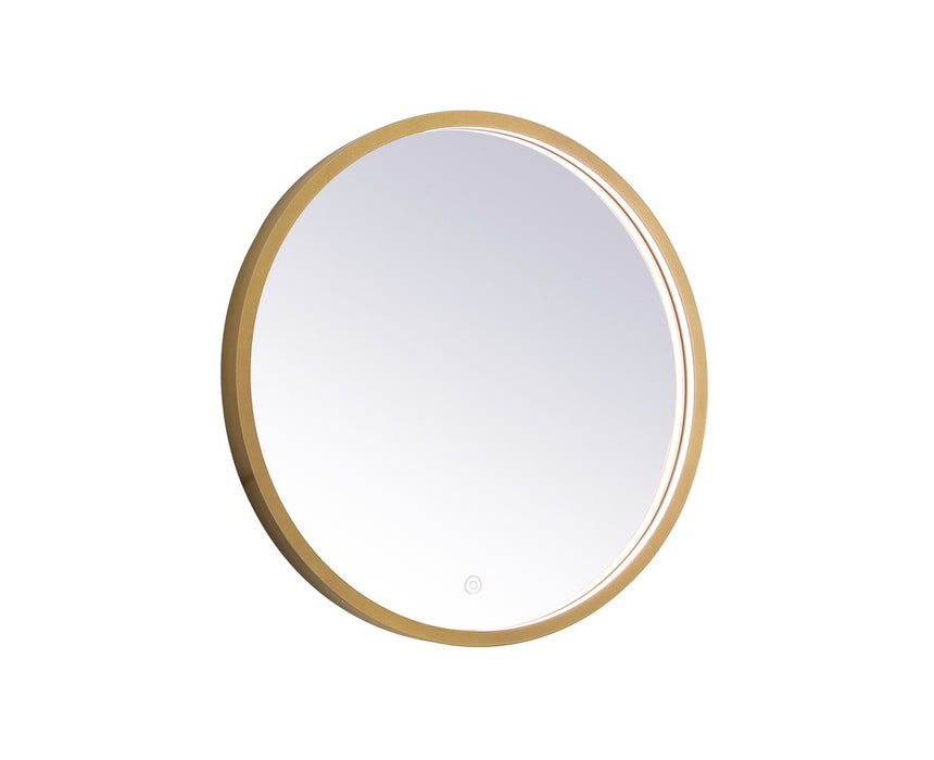 Elegant Lighting MRE6021BR LED Mirror, Brass