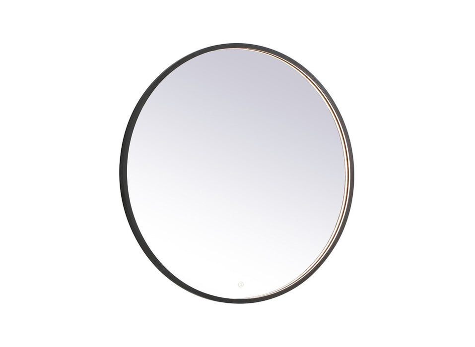 Elegant Lighting MRE6036BK LED Mirror, Black