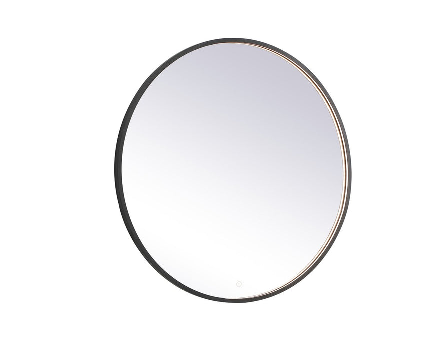 Elegant Lighting MRE6039BK LED Mirror, Black