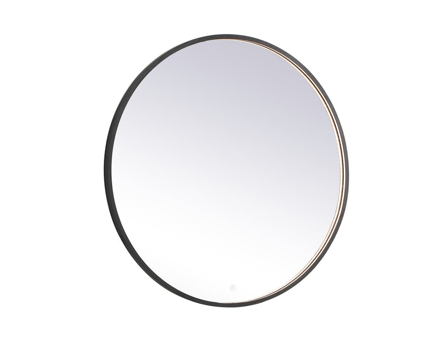Elegant Lighting MRE6042BK LED Mirror, Black