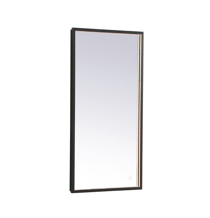 Elegant Lighting MRE61836BK LED Mirror, Black