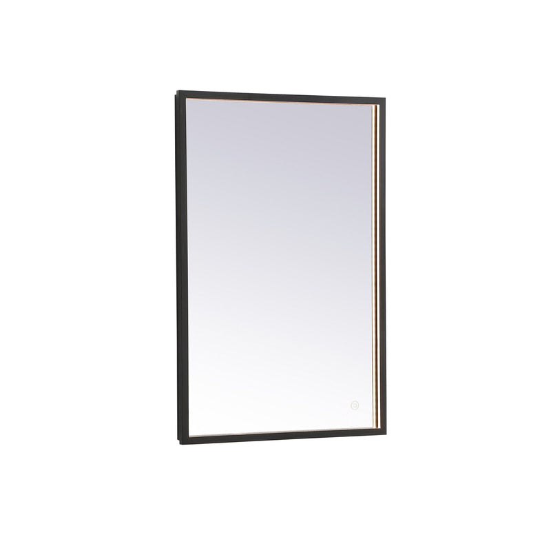 Elegant Lighting MRE62030BK LED Mirror, Black