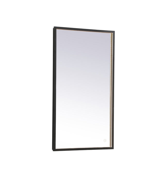 Elegant Lighting MRE62036BK LED Mirror, Black