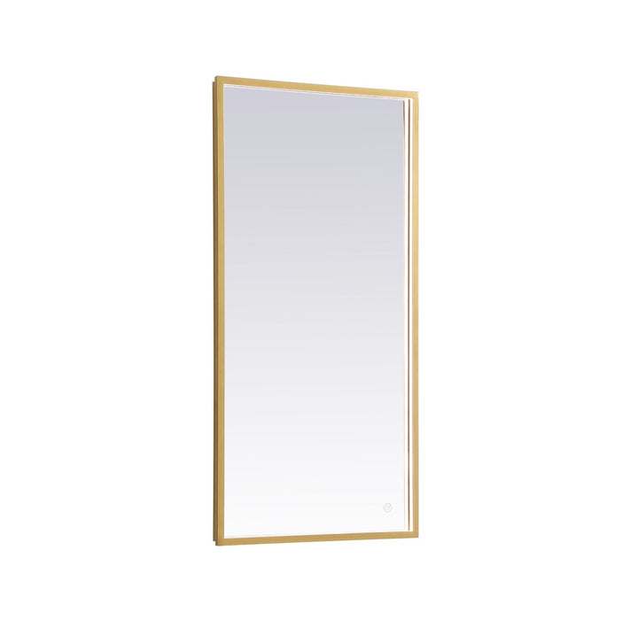 Elegant Lighting MRE62040BR LED Mirror, Brass