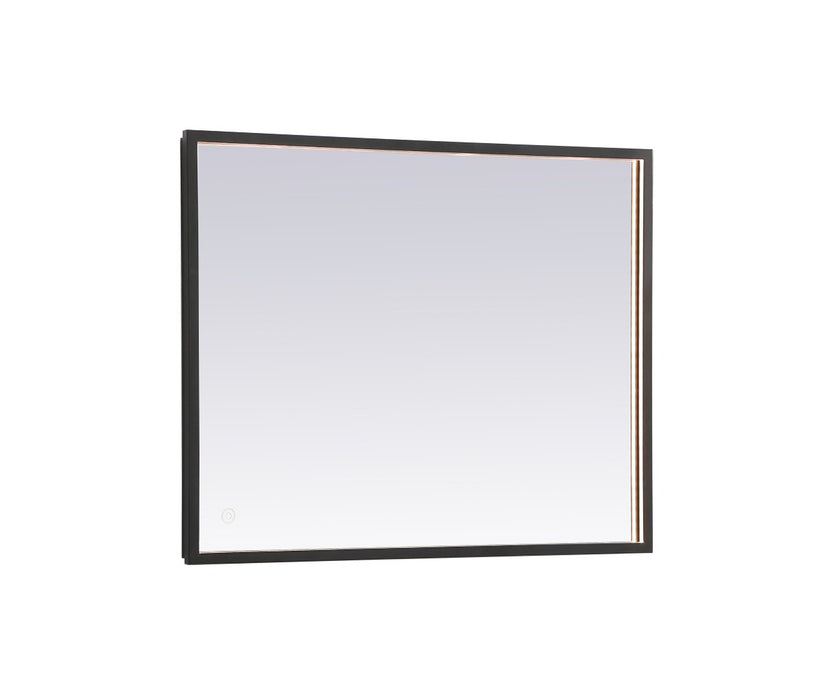 Elegant Lighting MRE62430BK LED Mirror, Black