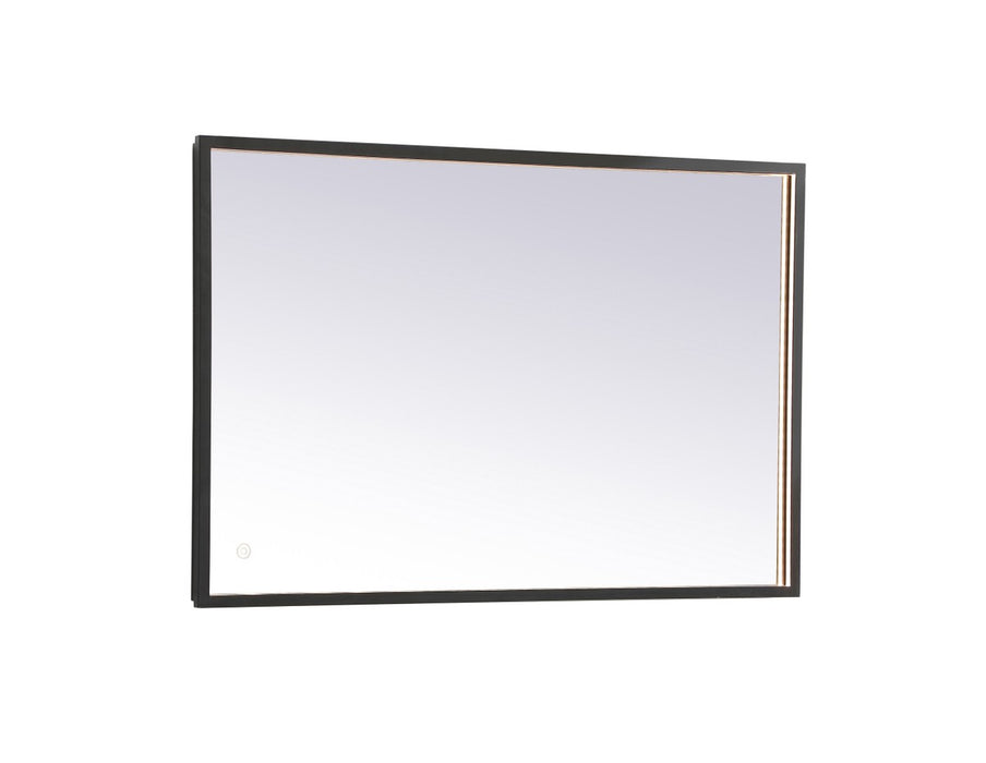 Elegant Lighting MRE62436BK LED Mirror, Black