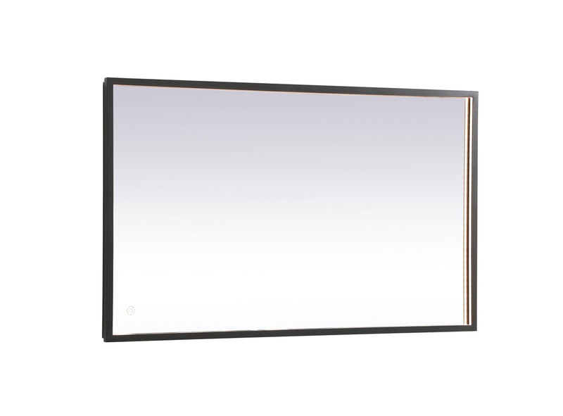 Elegant Lighting MRE62440BK LED Mirror, Black