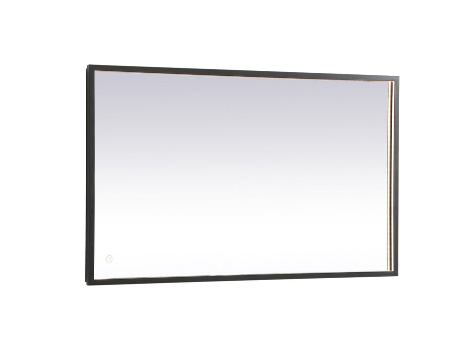 Elegant Lighting MRE62440BK LED Mirror, Black