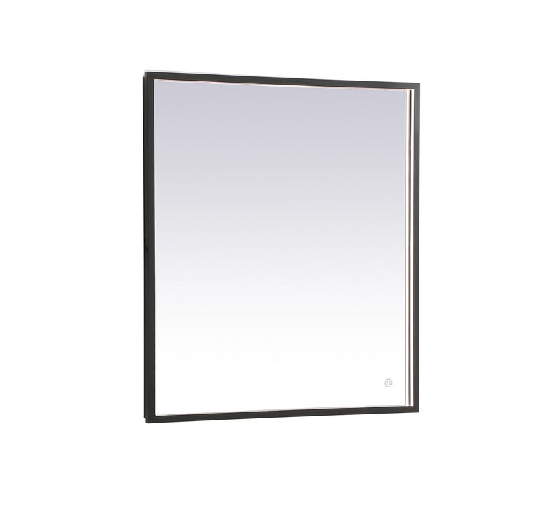 Elegant Lighting MRE62730BK LED Mirror, Black