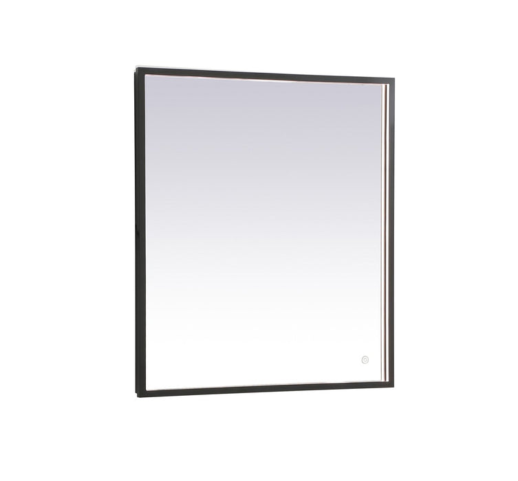 Elegant Lighting MRE62730BK LED Mirror, Black
