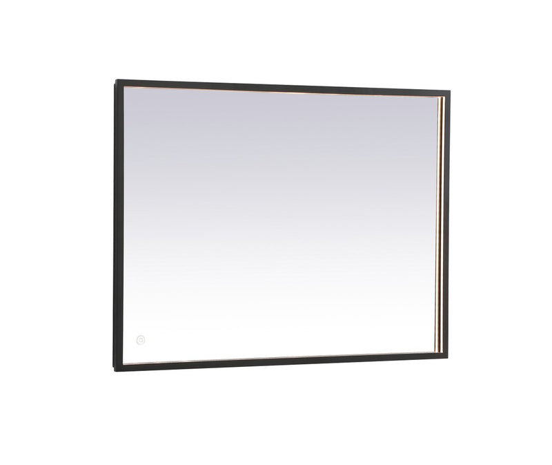 Elegant Lighting MRE62736BK LED Mirror, Black