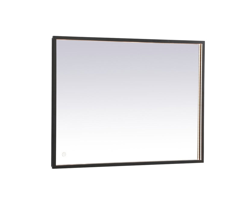 Elegant Lighting MRE62736BK LED Mirror, Black