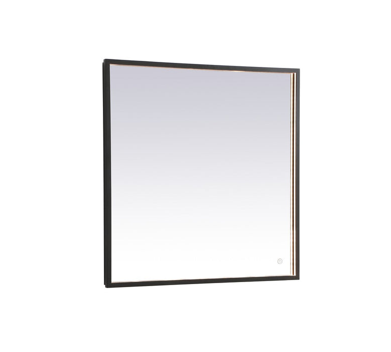 Elegant Lighting MRE63030BK LED Mirror, Black