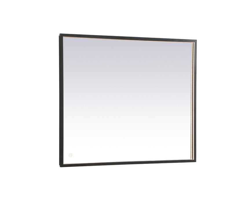 Elegant Lighting MRE63036BK LED Mirror, Black