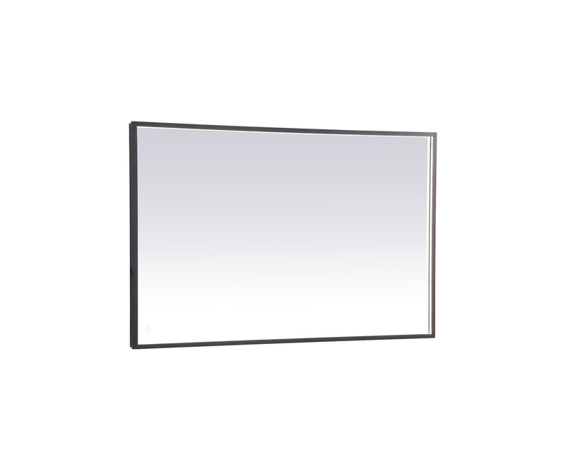 Elegant Lighting MRE63048BK LED Mirror, Black