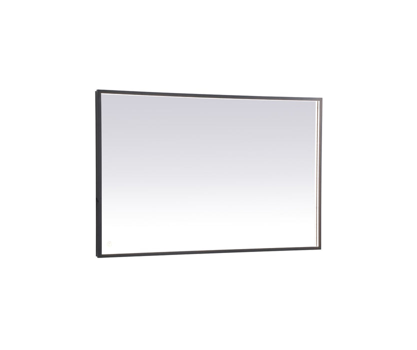 Elegant Lighting MRE63048BK LED Mirror, Black