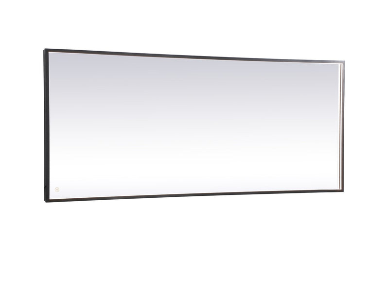 Elegant Lighting MRE63072BK LED Mirror, Black