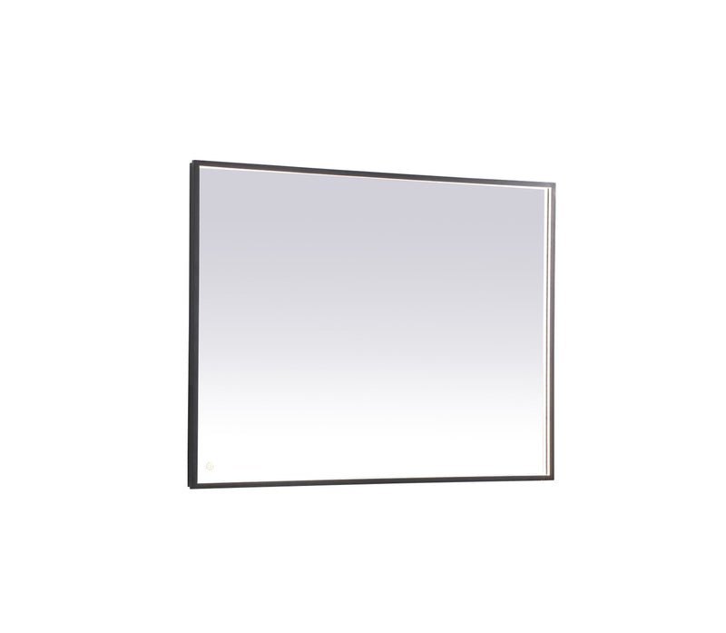 Elegant Lighting MRE63648BK LED Mirror, Black