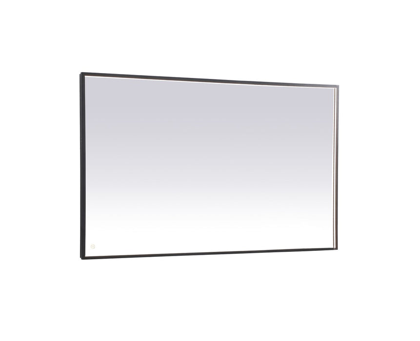 Elegant Lighting MRE63660BK LED Mirror, Black