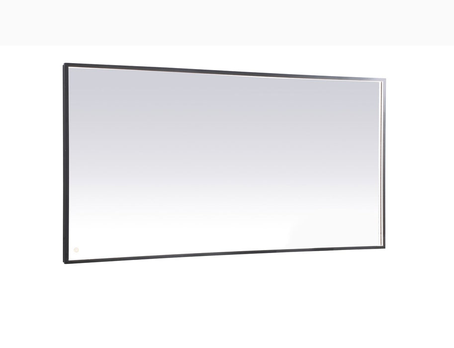 Elegant Lighting MRE63672BK LED Mirror, Black