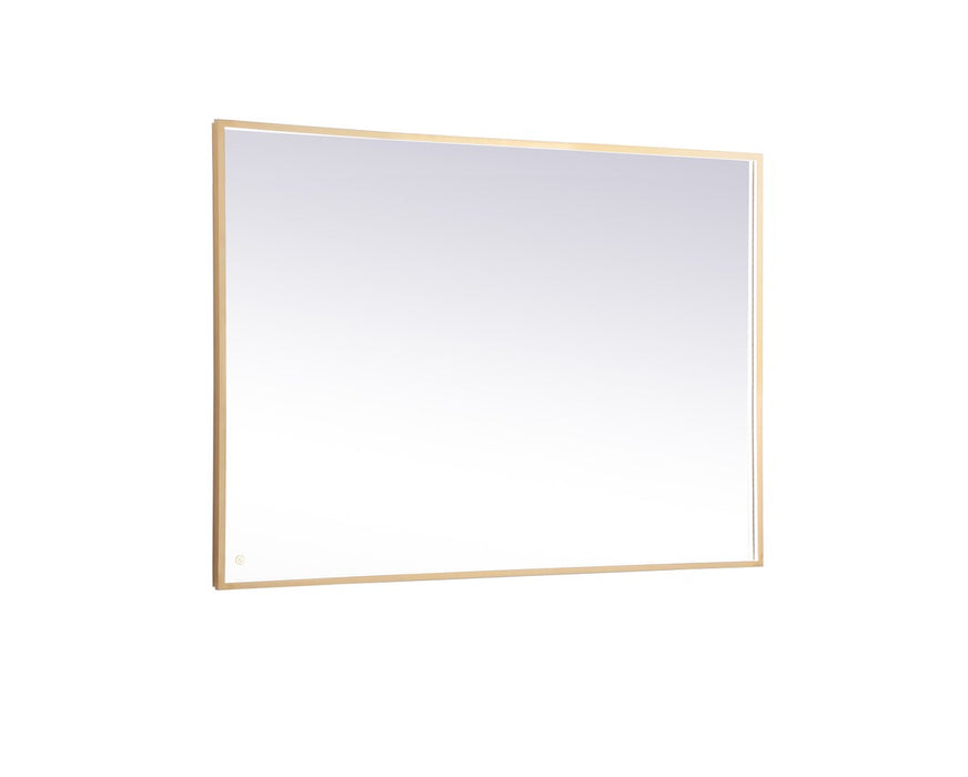 Elegant Lighting MRE64260BR LED Mirror, Brass