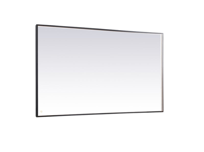 Elegant Lighting MRE64272BK LED Mirror, Black
