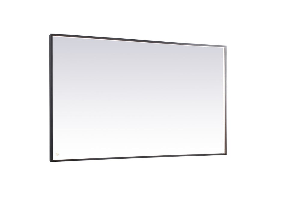 Elegant Lighting MRE64272BK LED Mirror, Black