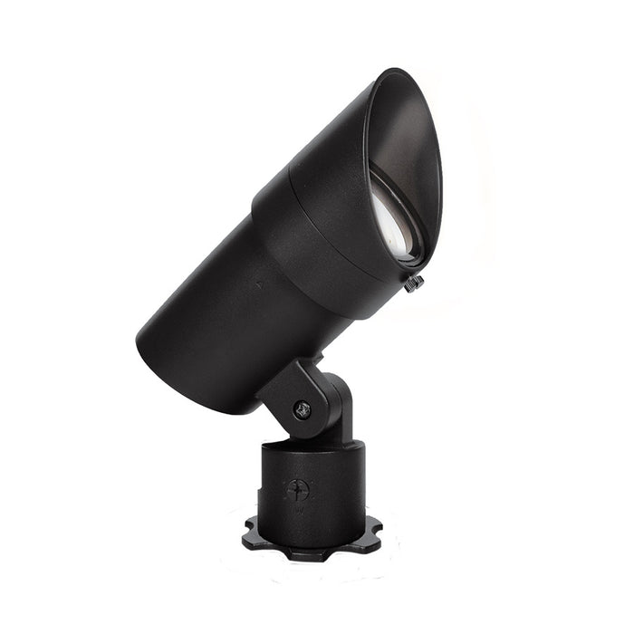 W.A.C. Lighting 5011-40BK LED Landscape Accent Light, Black On Aluminum