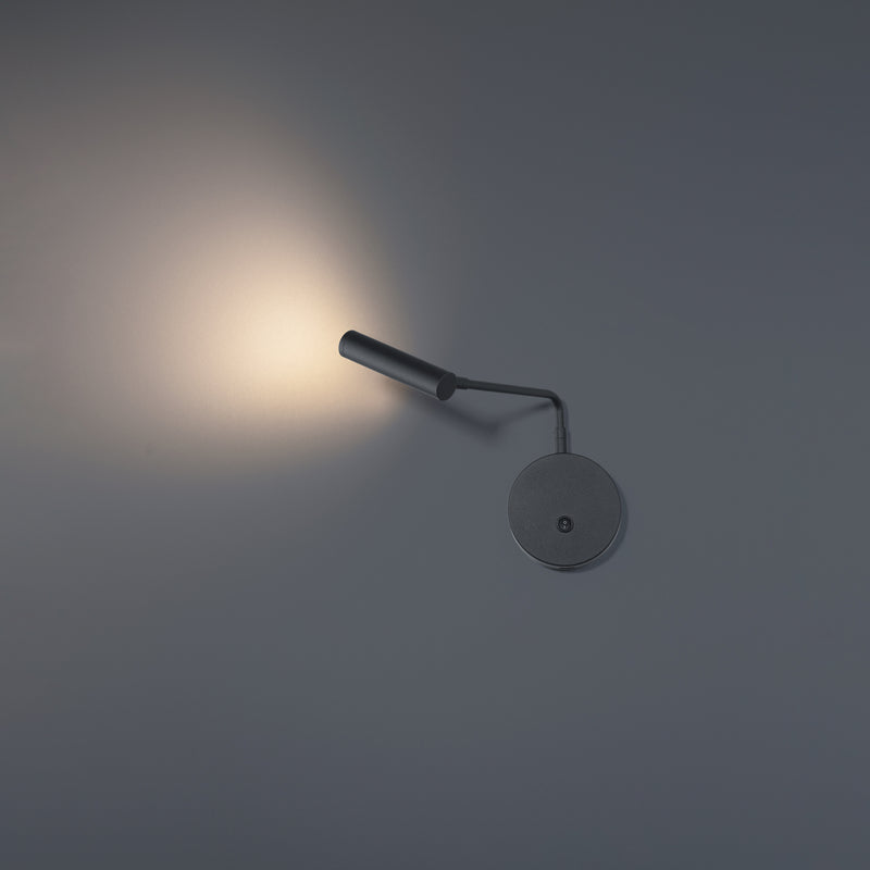 W.A.C. Lighting BL-23210-BK LED Swing Arm, Black