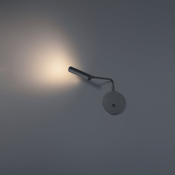 W.A.C. Lighting BL-23210-BK LED Swing Arm, Black