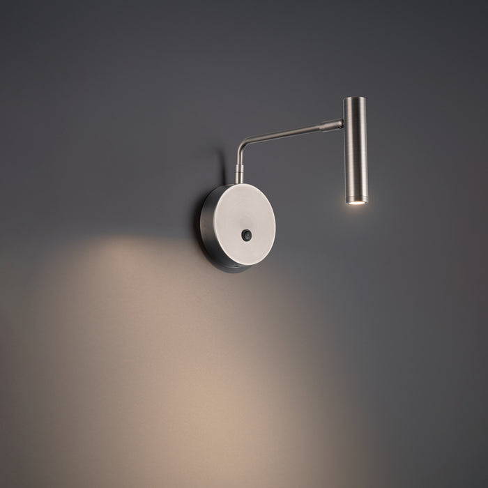W.A.C. Lighting BL-23210-BN LED Swing Arm, Brushed Nickel