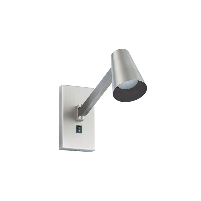 W.A.C. Lighting BL-25214-BN LED Swing Arm, Brushed Nickel