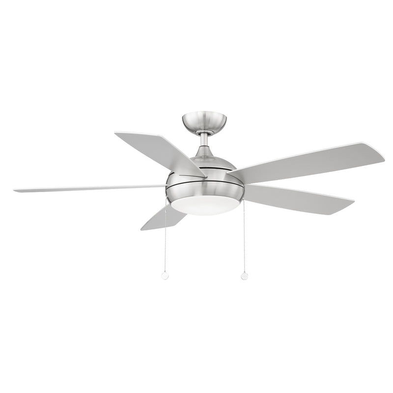 W.A.C. Lighting F-033L-BN Ceiling Fan, Brushed Nickel