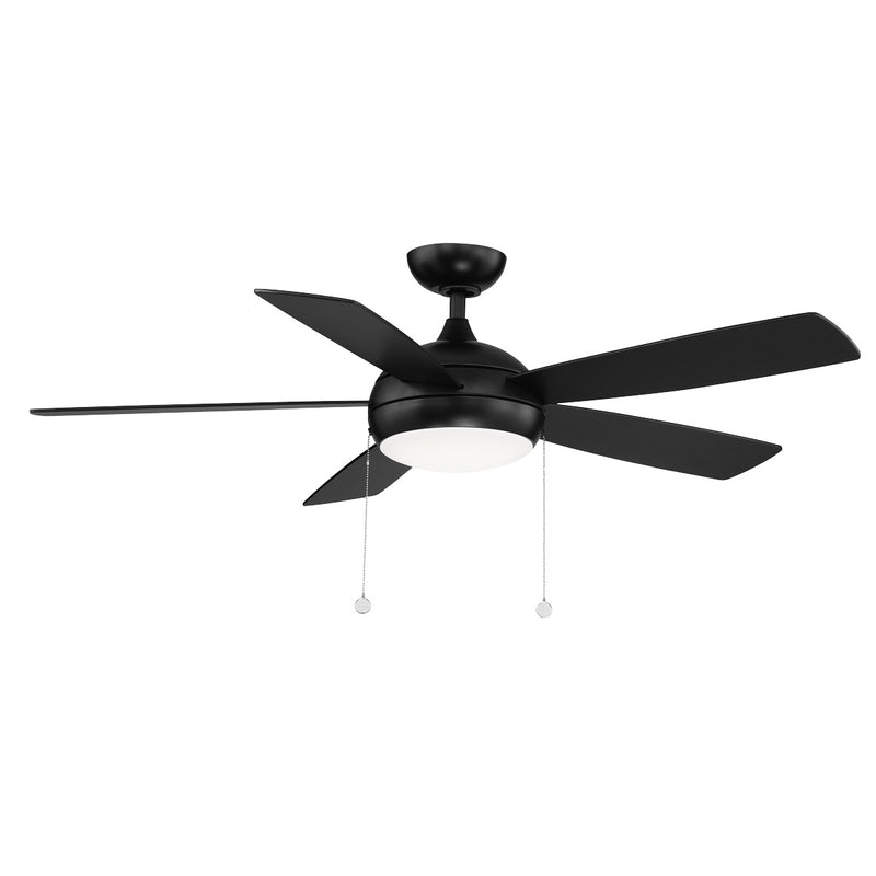 W.A.C. Lighting F-033L-MB Ceiling Fan, Matte Black