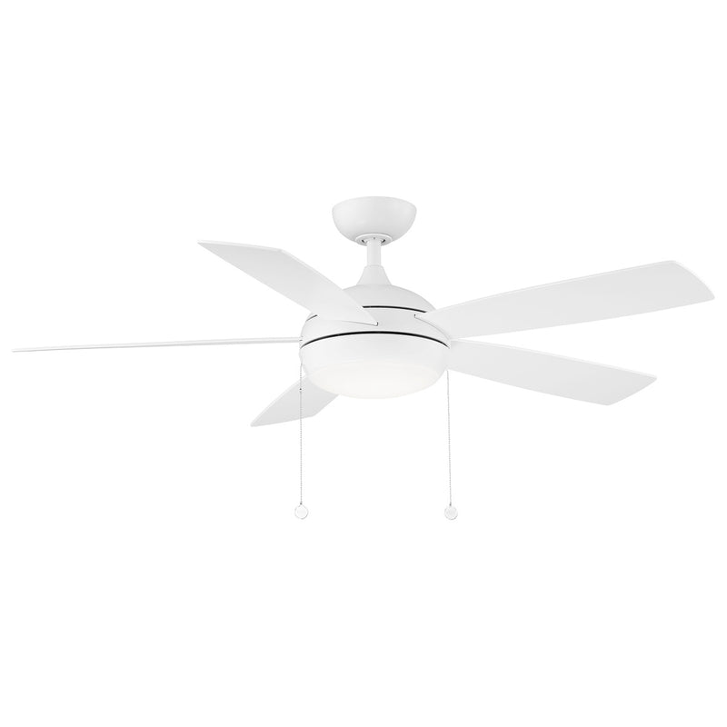 W.A.C. Lighting F-033L-MW Ceiling Fan, Matte White