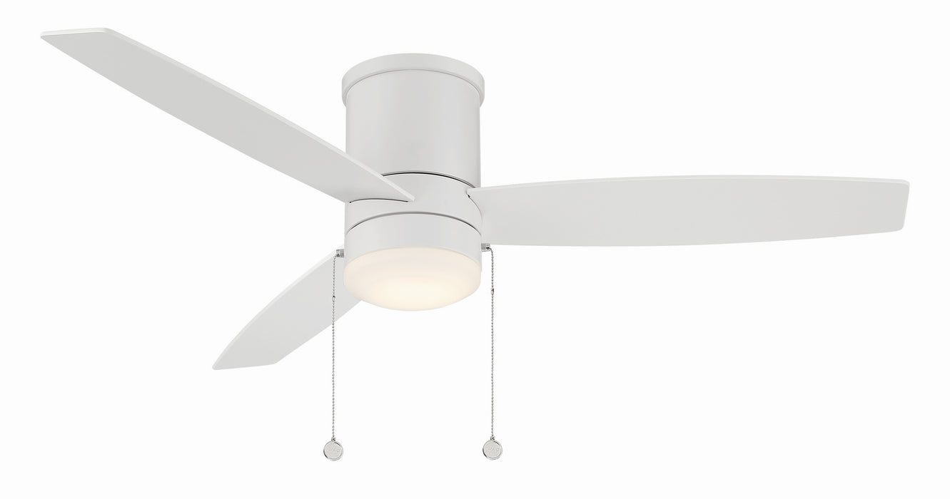 W.A.C. Lighting F-073L-MW Ceiling Fan, Matte White