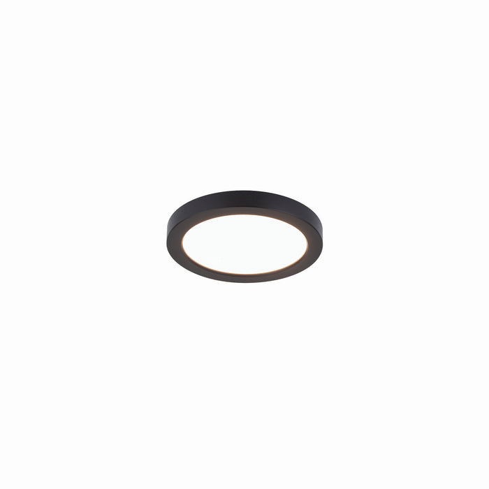 W.A.C. Lighting FM-05RN-935-BK LED Flush Mount, Black