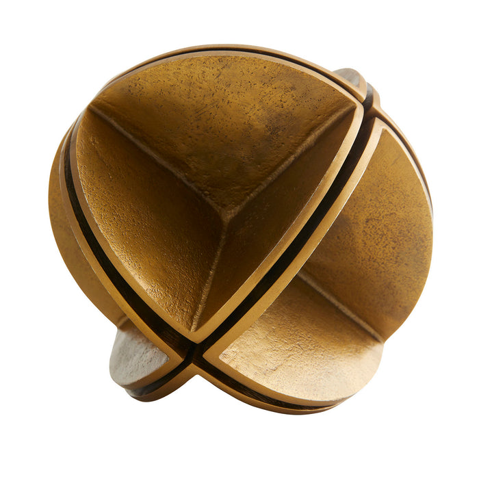 Arteriors 2014 Sculpture, Antique Brass