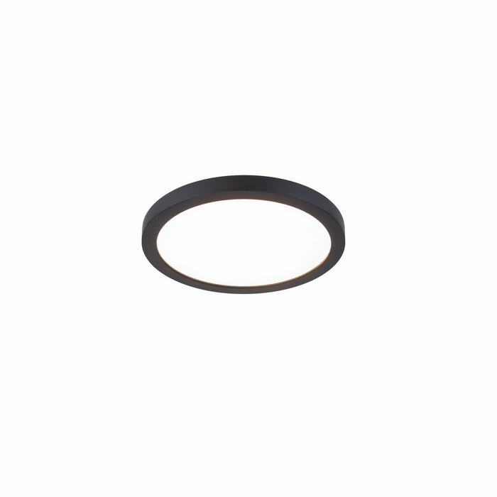 W.A.C. Lighting FM-11RN-930-BK LED Flush Mount, Black