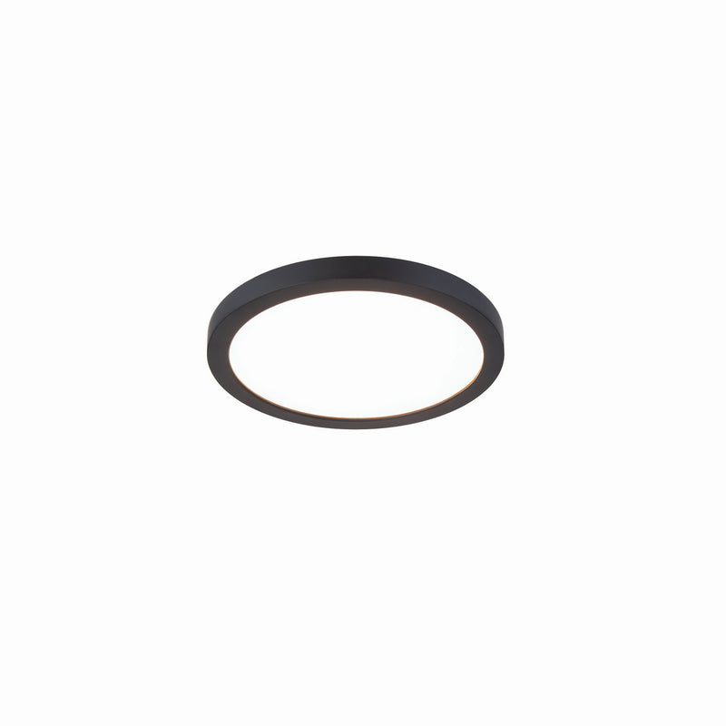W.A.C. Lighting FM-11RN-935-BK LED Flush Mount, Black