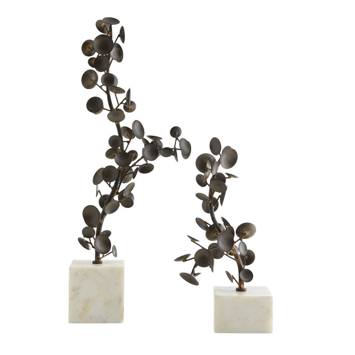 Arteriors 2033 Sculptures, Set of 2, Bronze
