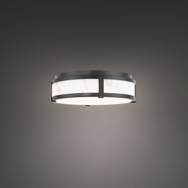 W.A.C. Lighting FM-27218-BK LED Flush Mount, Black
