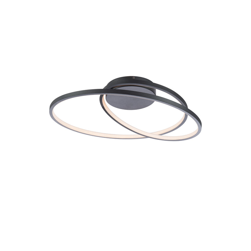 W.A.C. Lighting FM-43222-BK LED Flush Mount, Black