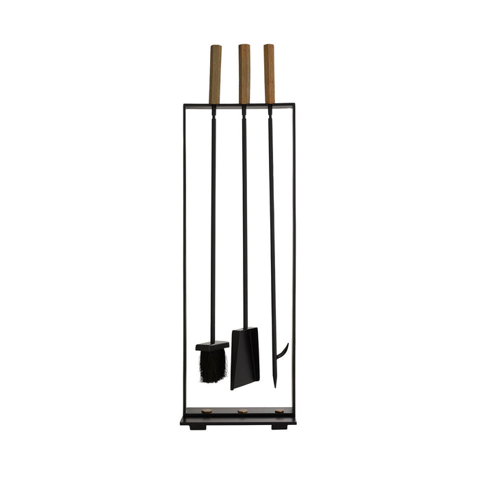 Arteriors 2112 Fireplace Tool Set, Blackened Iron