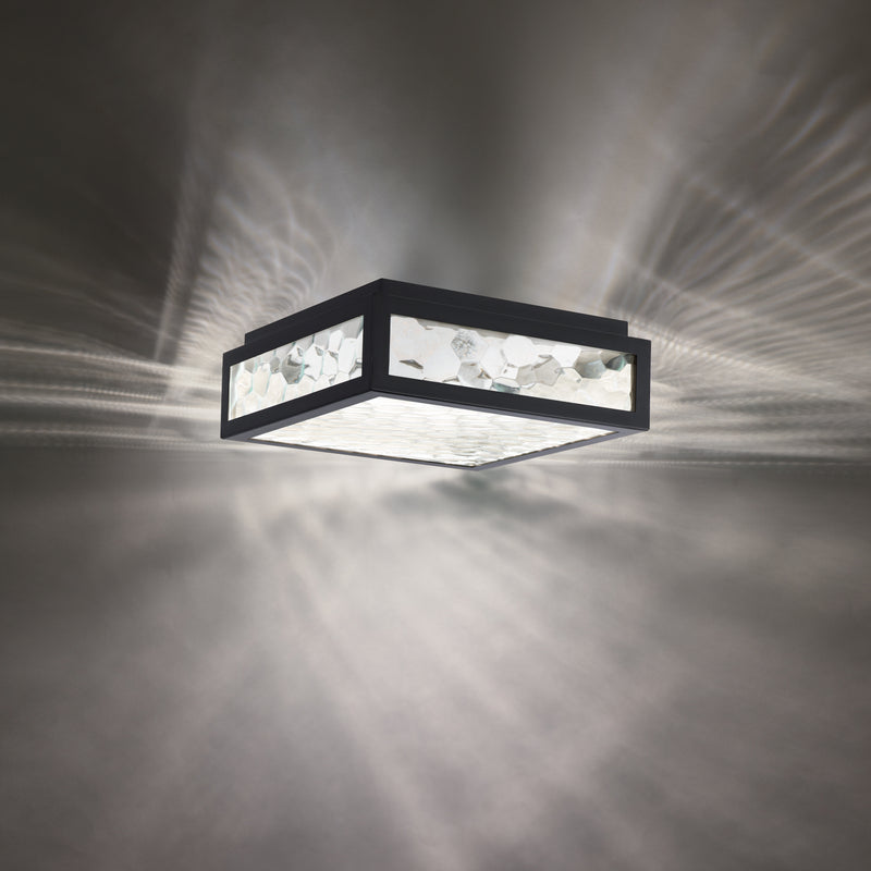 W.A.C. Lighting FM-W33113-BK LED Outdoor Flush Mount, Black