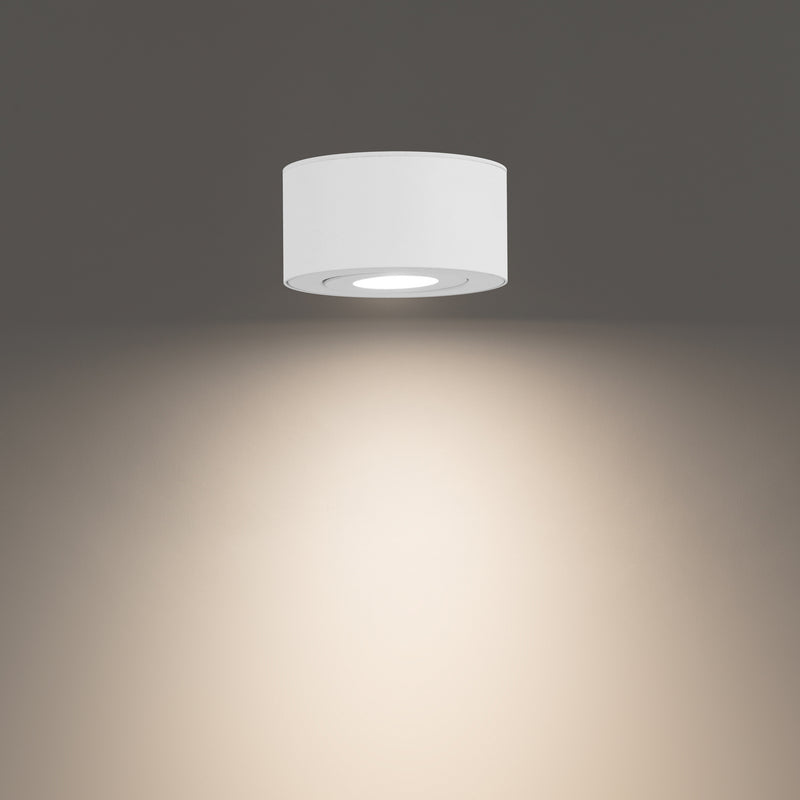 W.A.C. Lighting FM-W45205-35-WT LED Outdoor Flush Mount, White