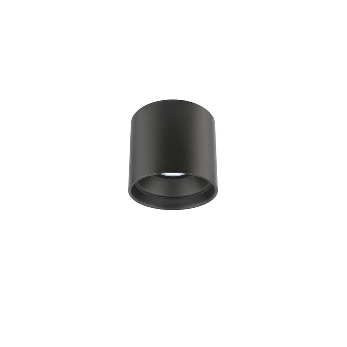 W.A.C. Lighting FM-W47205-35-BK LED Outdoor Flush Mount, Black