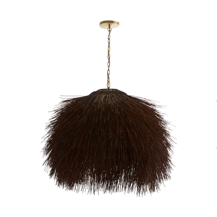 Arteriors 45117 One Light Pendant, Dark Brown