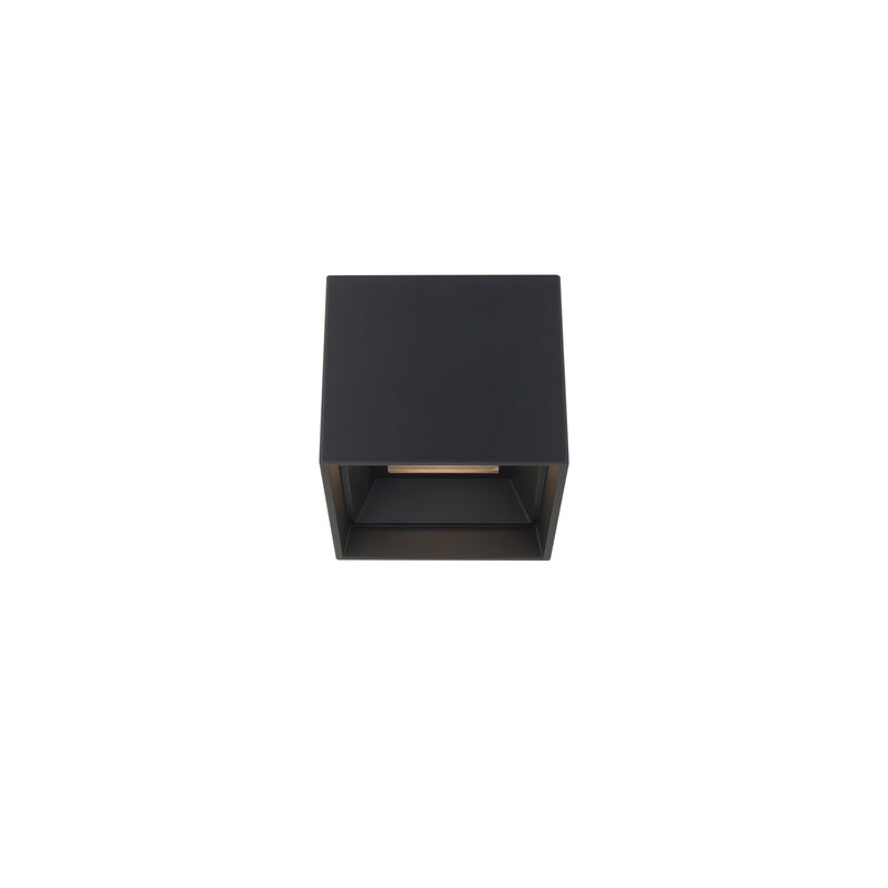 W.A.C. Lighting FM-W47206-30-BK LED Outdoor Flush Mount, Black