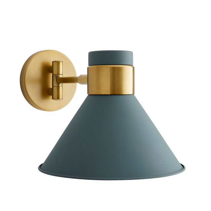 Arteriors 49201 One Light Wall Sconce, Cadet Blue